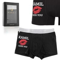 BOKSERKI MĘSKIE XL  zabawny NADRUK dla faceta PREZENT na Walentynki