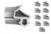 10mb S-1127 SZARA Uszczelki Okienne Uszczelka Okienna Do Okna Okien