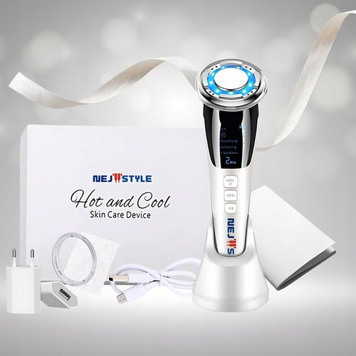 MEZOTERAPIA BEZIGŁOWA MASAŻER EMS TWARZY LIFTING 5w1 URZĄDZENIE DO MASAŻU na Arena.pl