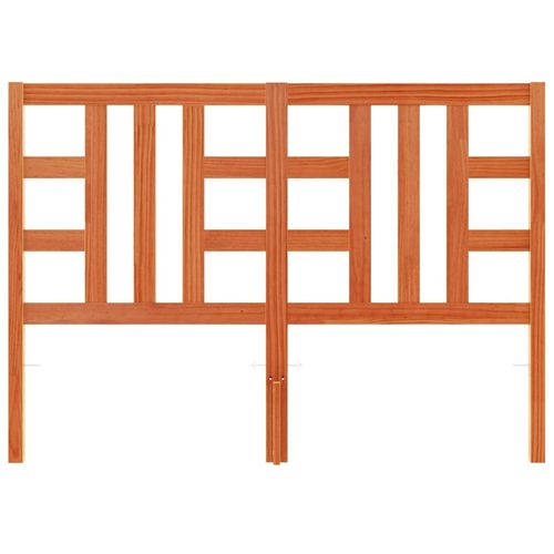 Wezgłowie do łóżka, woskowy brąz, 135 cm, lite drewno sosnowe na Arena.pl