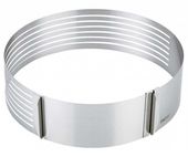 regulowana obręcz do krojenia biszkoptu na tort kinghoff kh-1474