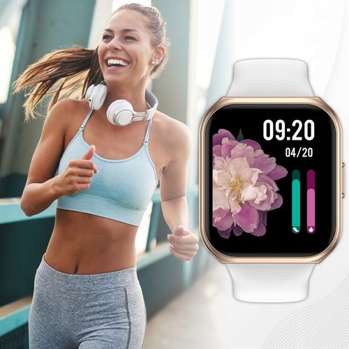 SMARTWATCH ZEGAREK MENU DAMSKI ROZMOWY GRY POLSKIE SMS 2 PASKI SMART na Arena.pl