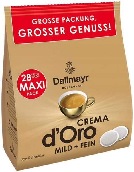 Kawa Dallmayr Crema d'Oro Mild + Fein 28 szt./pads zdjęcie 2