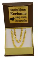Złoty Łańcuszek Damski Monaliza 4,20 mm Diamentowany pr 585 Grawer Gratis