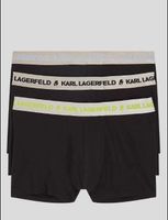 Bokserki Karl Lagerfeld 3Pak 211M2107 247Silver/Blk/Lime/Bluze