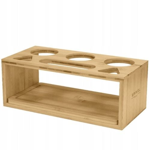 OCIEKACZ SPINEL SODA STOJAK BAMBUSOWY NA TRZY BUTELKI DO SATURATORA na Arena.pl