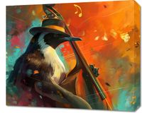 Obraz 60x50cm Pingwinia Nuta