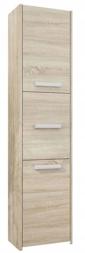 SZAFKA ŁAZIENKOWA REGAŁ SŁUPEK 30cm 3 DRZWI Sonoma na Arena.pl