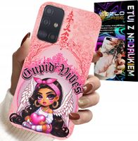 ETUI DO SAMSUNG GALAXY A71 - CUPID VIBES Z UROCZĄ ANIOŁKIEM PLECKI