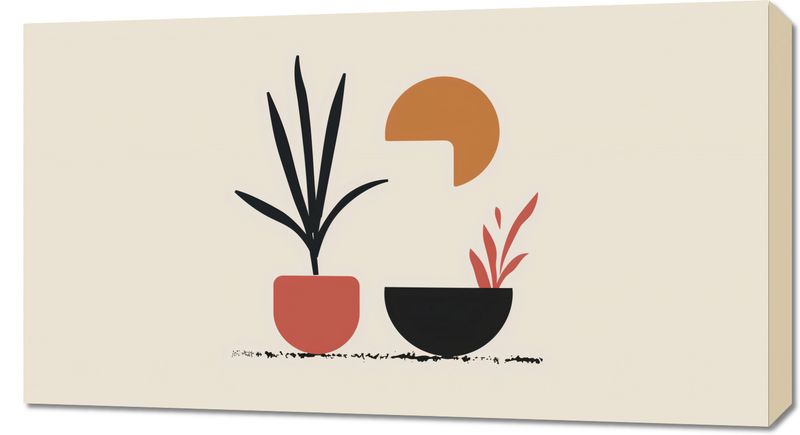 Obraz 90x50cm Domowy Ogród zdjęcie 1