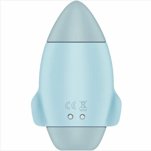 satisfyer mission control mini - wibracyjny system air pulse, niebieski na Arena.pl