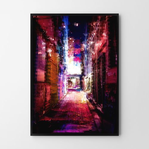 Plakat abstrakcja china town 30x40 cm na Arena.pl