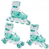 Rolko-Wrotki 3w1 Regulowane RAVEN Balloon Mint 37-40