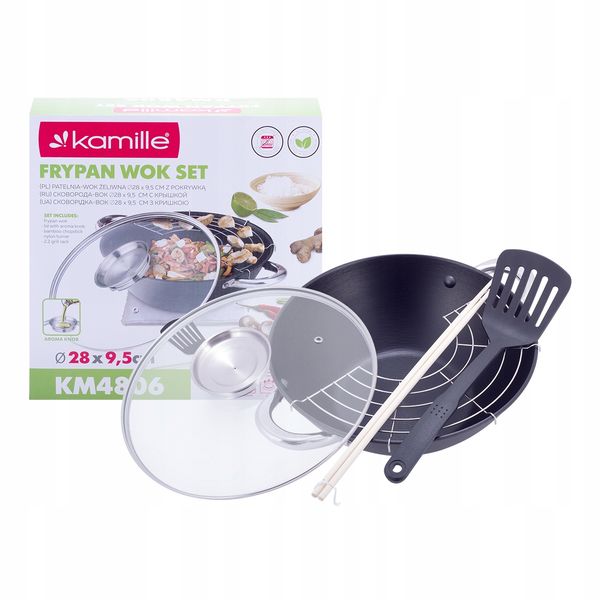 Wok Kamille 28 cm zdjęcie 12