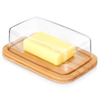 Maselniczka Bambusowa Pojemnik Kuchenny do Przechowywania Masła na Masło