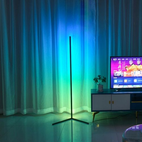 LAMPA STOJĄCA PODŁOGOWA NAROŻNIKOWA LED NAROŻNA 3D LAMPKA NOCNA DO SYPIALNI na Arena.pl