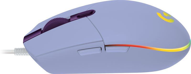 Myszka LOGITECH G102 Lightsync Liliowy 8000 dpi zdjęcie 6