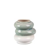 Wazon ceramiczny LIANA 19X18X19 miętowy