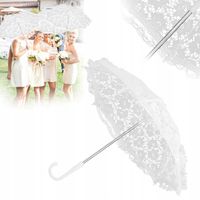 HAPPY BIAŁEJ PARASOLA DO PARASOLKA ŚLUBNA I DO KOMUNII