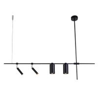 Regulowana LAMPA wisząca NAMASU 7926 Shilo metalowa tuby czarne