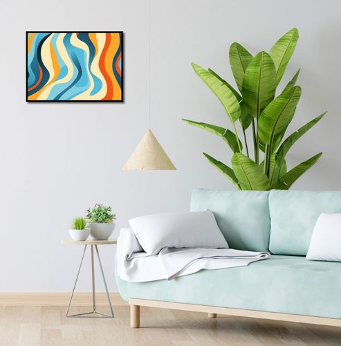 Plakat 55x40cm Tańczące Fale na Arena.pl