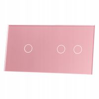 PANEL SZKLANY 1+2 (2 PUSZKI) - RÓŻOWY LIVOLO