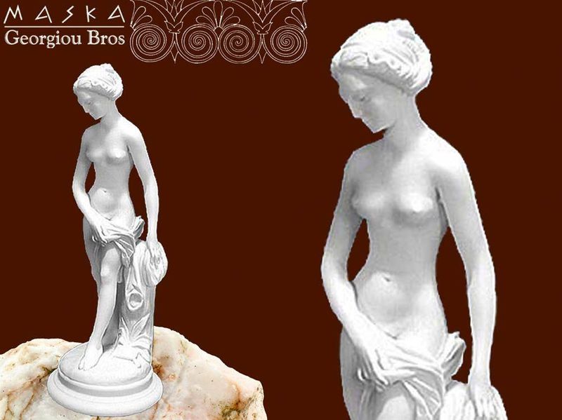 Figura kobiety -alabaster grecki zdjęcie 1