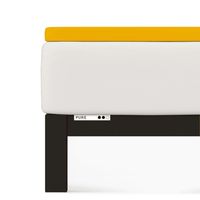 Prześcieradło Topper Schlafgut 120 x 200-130 x 220 cm Yellow Deep 196