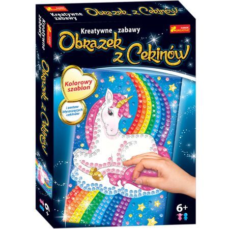 ND01_159081 Cekinowy obrazek Jednorozec 43916 na Arena.pl