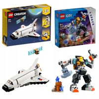 LEGO City kosmos LEGO Creator Prom kosmiczny + LEGO Kosmiczny Mech 60428