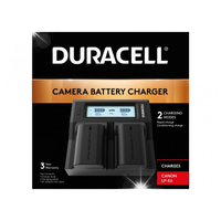 ŁADOWARKA DURACELL 2X LP-E6N DO CANON 6D Mk II 7D 60D 5D Mk II III IV R5 R6