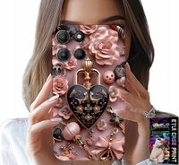 ETUI DO MOTOROLA EDGE 60 5G - KOBIECE WZORY KŁÓDKA SERCE CASE + FOLIA