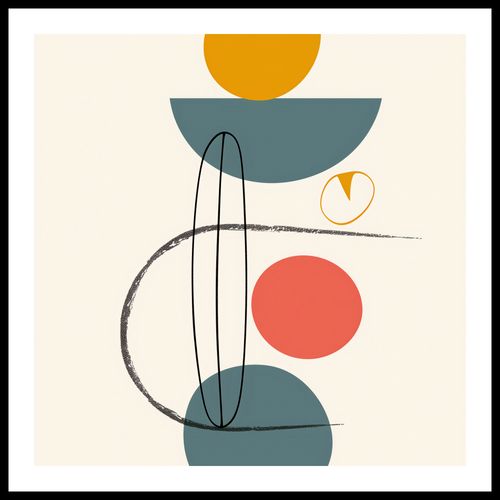 Plakat 50x50cm Równe Kompozycje na Arena.pl