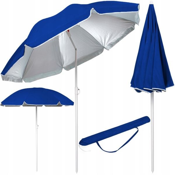 DUŻY PARASOL PLAŻOWY OGRODOWY BESTIF ŁAMANY NA PLAŻĘ 1,8M 180cm zdjęcie 7