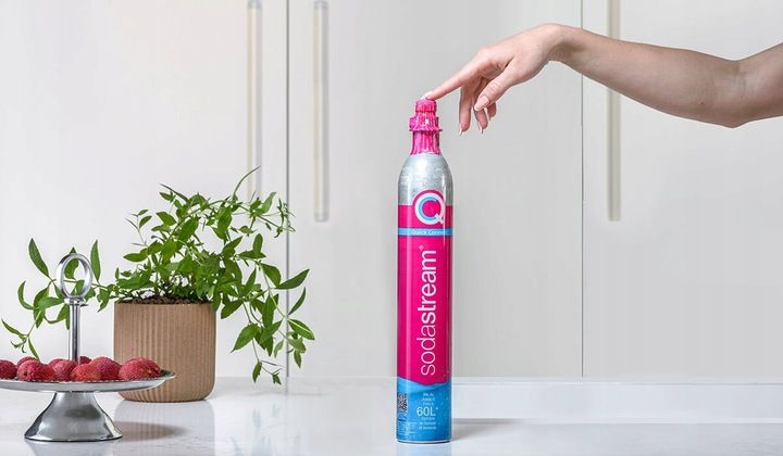 NABÓJ CO2 do saturatora SodaStream RÓŻOWY zdjęcie 7