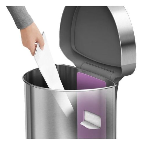 Kosz półokrągły 45L SENSOR LINER POCKET simplehuman na Arena.pl