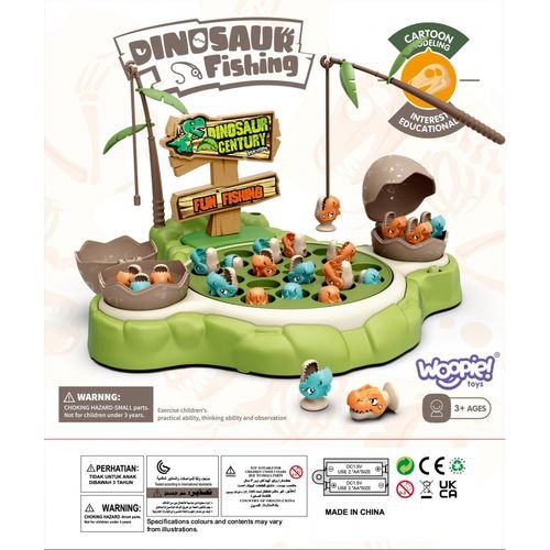 WOOPIE Gra Łowienie Dinozaurów Rybek 2 Wędki na Arena.pl