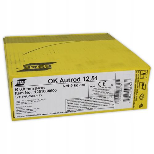 Drut Esab 12.51 0,8 mm 5kg na Arena.pl