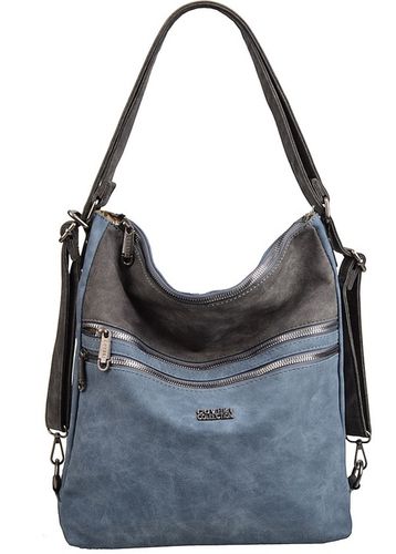 COVERI TOREBKA damska WOREK PLECAK A4 kieszonki 2 W 1 niebieski SZARY na Arena.pl