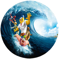 Opłatek na tort Spongebob