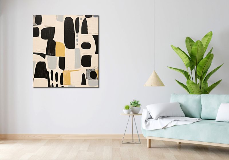 Obraz 90x100cm Geometria Cieni zdjęcie 2