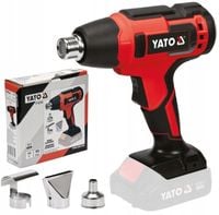 YATO AKUMULATOROWA OPALARKA ZGRZEWARKA 550° 2 BIEGI 18V + DYSZE