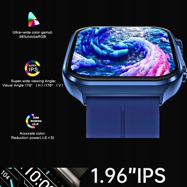 SMARTWATCH Z FUNKCJĄ POMIARU CUKRU GLUKOZA NX15 CIŚNIENIE MENU Polski WATCH zdjęcie 14