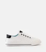 Trampki damskie białe perforowane sneakersy sznurowane Ruala 37
