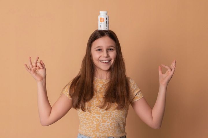 COLOSTRUM JUNIOR +PROBIOTYK IMMUNO FIRST AID 165mg zdjęcie 6