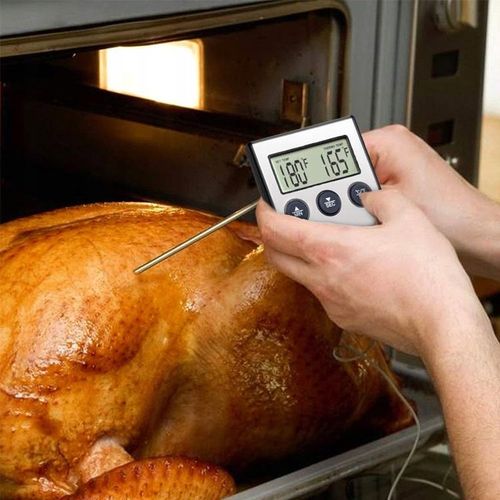 TERMOMETR DO PIEKARNIKA WĘDZARNI GRILL SONDA TIMER na Arena.pl