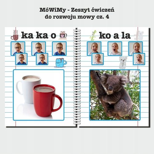 Logopedia MóWiMy.Zeszyt ćwiczeń dla dzieci 1-5 lat.Cz. 4 K. Mikulska-Hofman na Arena.pl