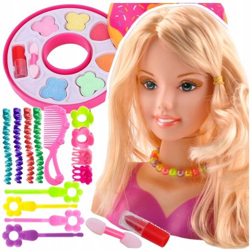 LALKA GŁÓWKA głowa lalki do czesania układania fryzur i malowania makijażu na Arena.pl