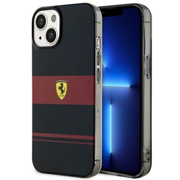 Etui Ferrari do iPhone 15, iPhone 14, iPhone 13, Czarny MagSafe zdjęcie 1