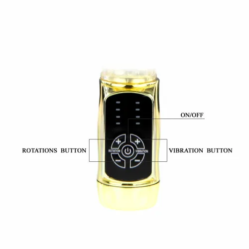 baile rabbit gold prince - złoty model z rotacją i podświetleniem led 23 cm na Arena.pl